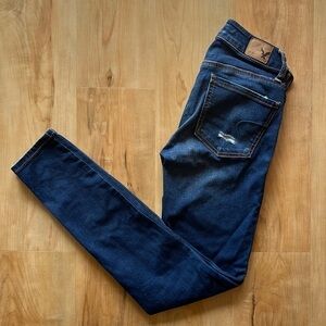American Eagle Outfitters Distressed Jegging Jeans